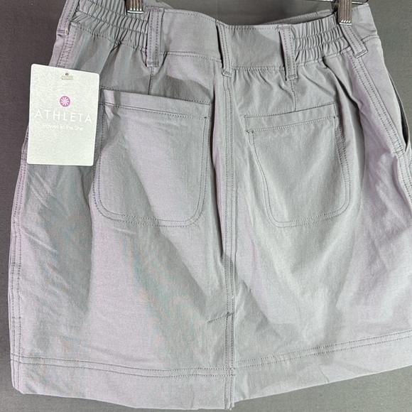Athleta‎ Light Gray Mini Skort size 2 - Picture 4 of 8